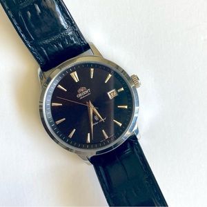 Orient Symphony II automatic dress watch with black dial